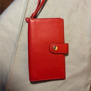 Coach Red Wristlet EUC